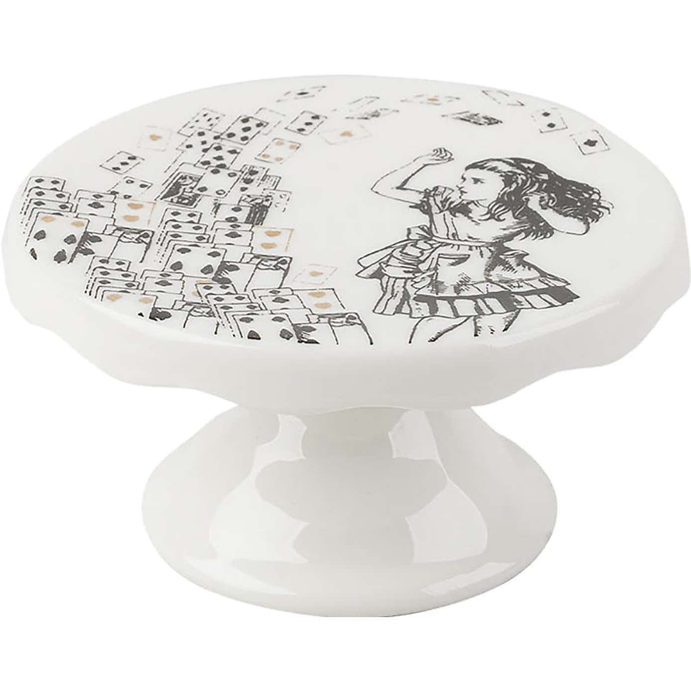 Alice in Wonderland Set of 2 Mini Cake Pedestals