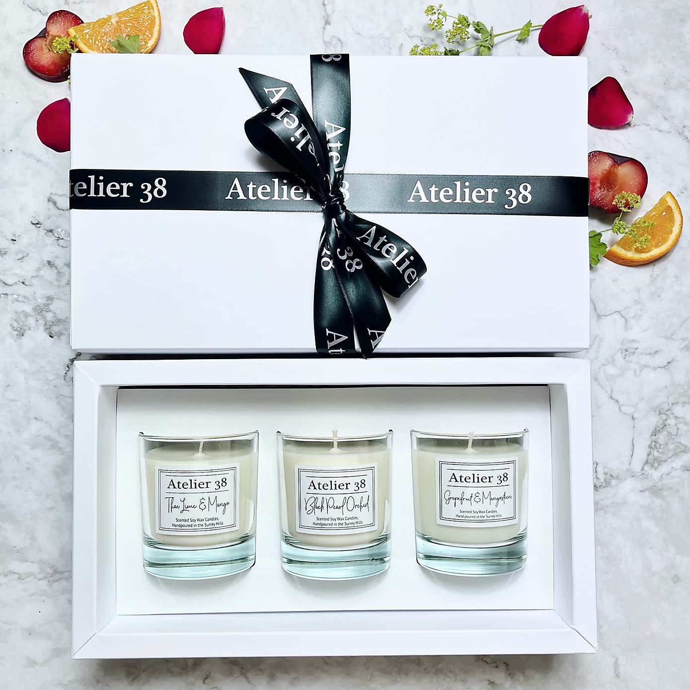 Atelier 38 Fruity & Sweet 3 Candle Gift Set