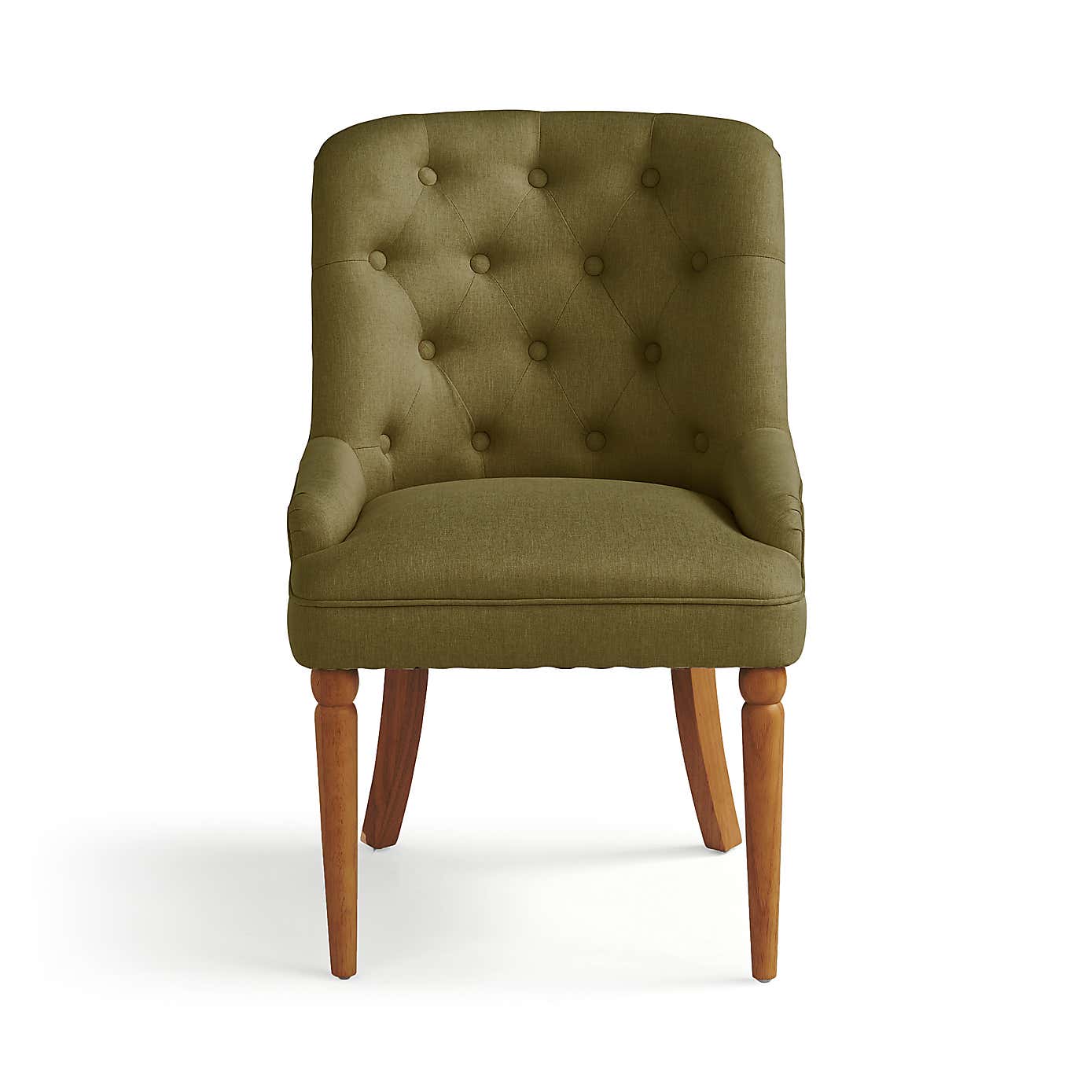 Beatrice Button Back Dining Chair, Fabric