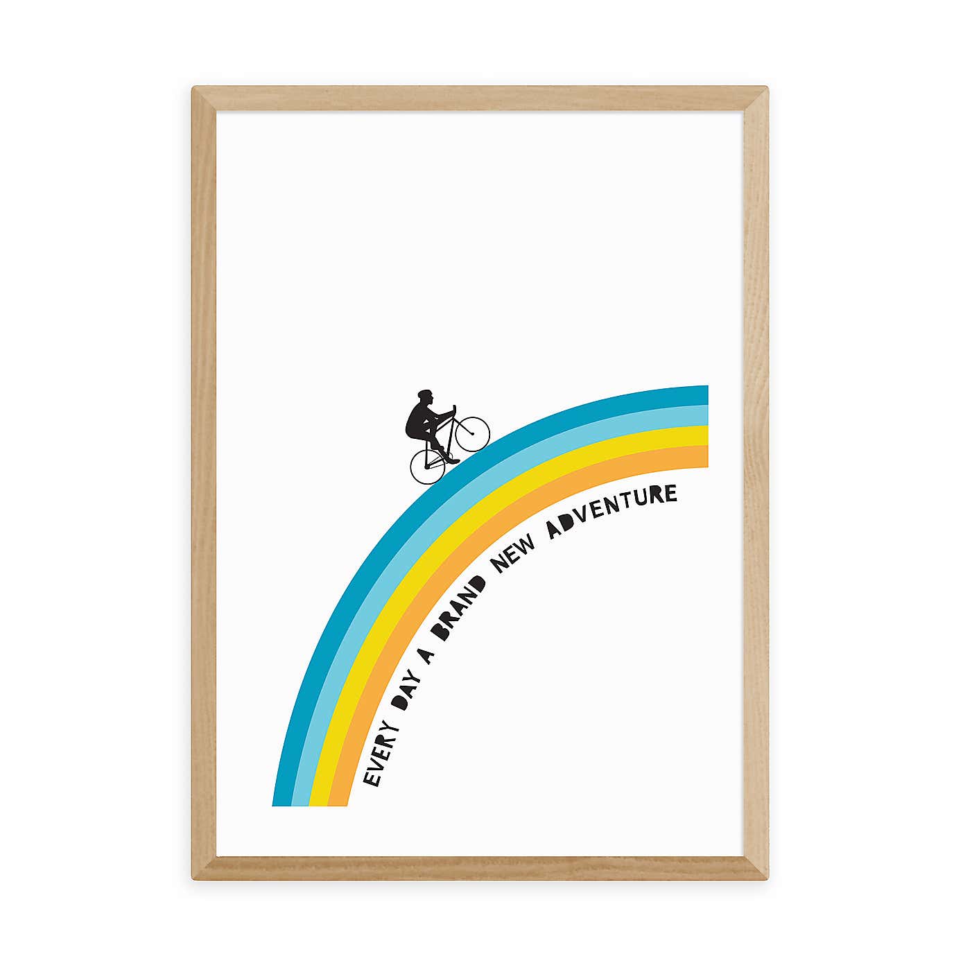 East End Prints Adventure Bicycle Print