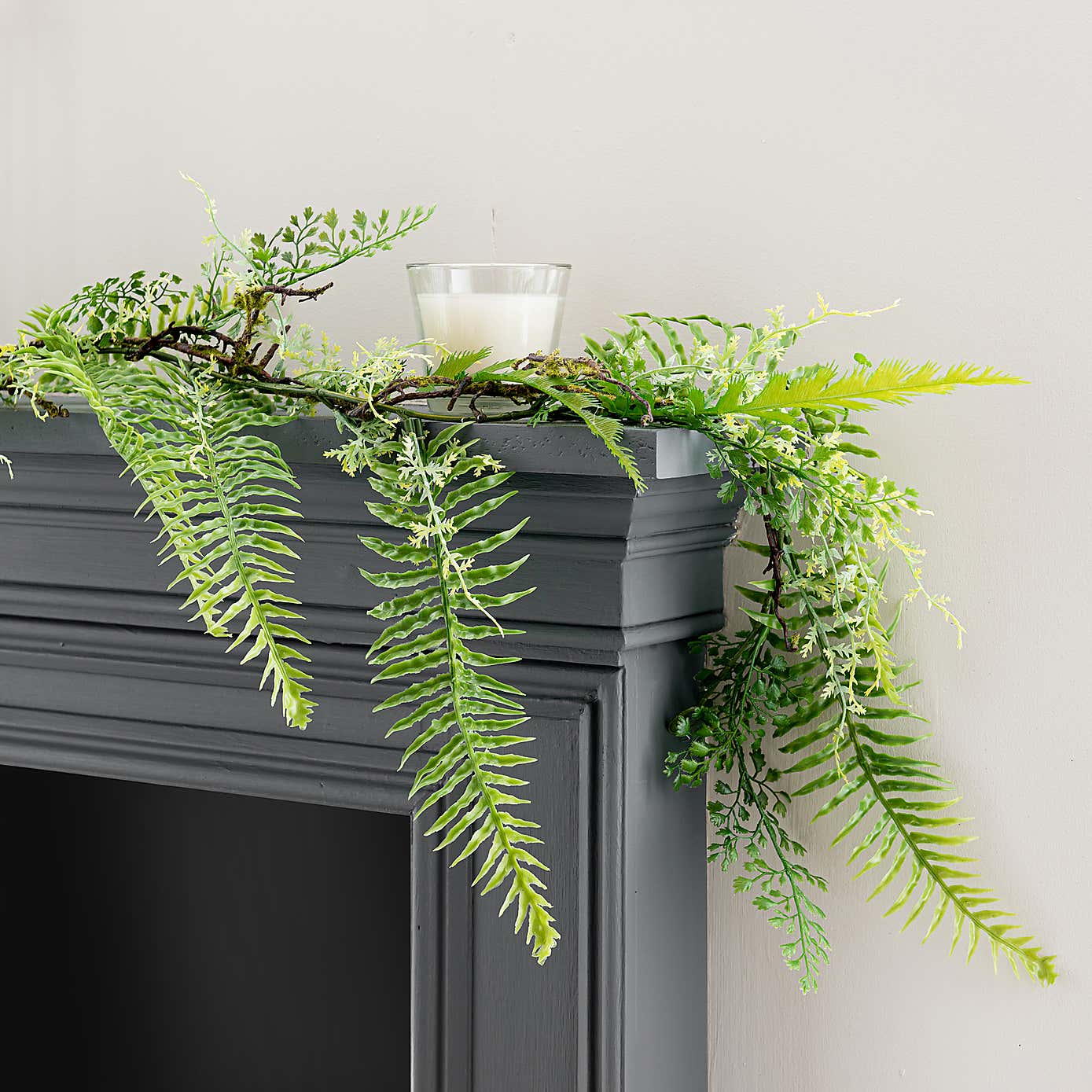 Artificial Fern Garland