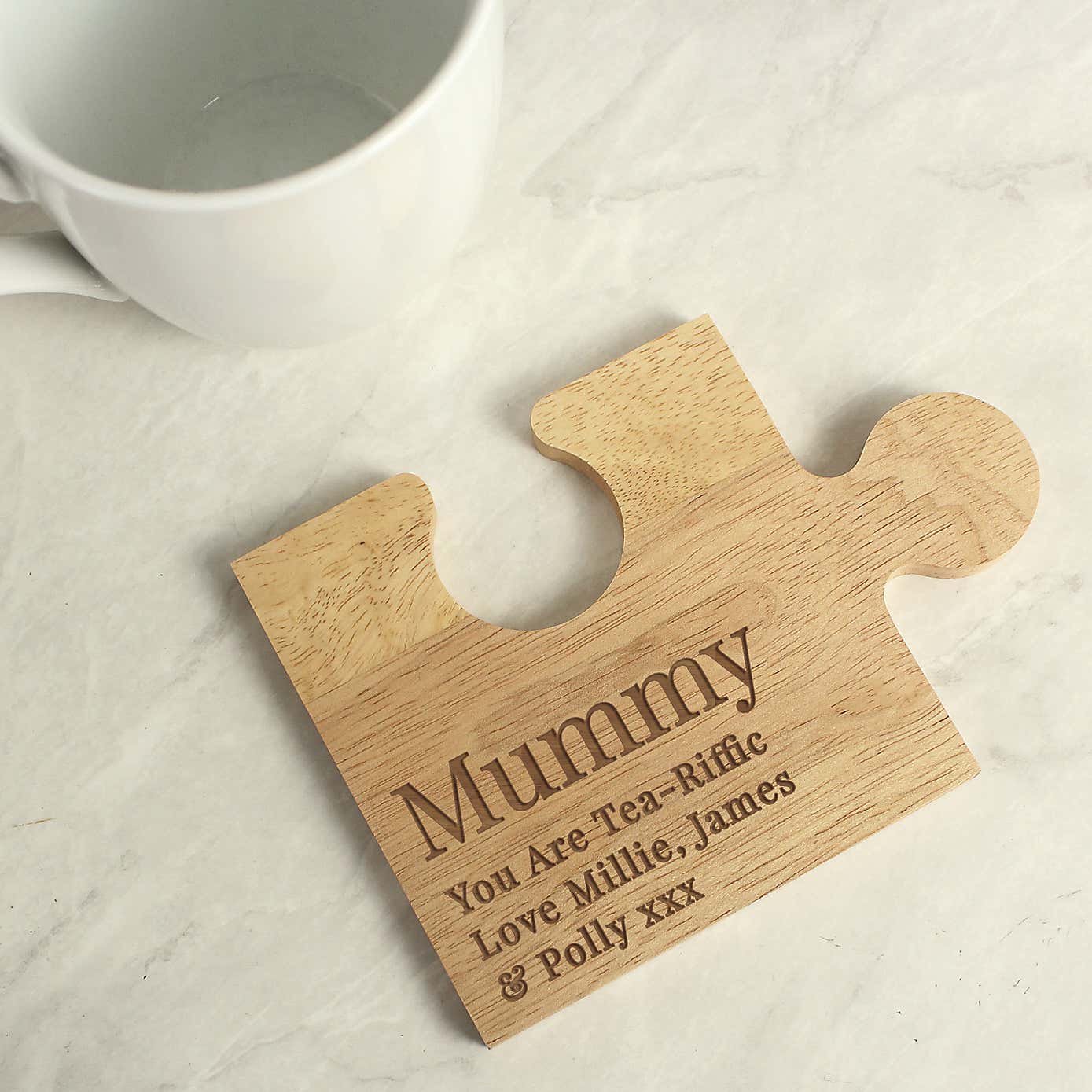 Personalised Free Text Jigsaw Piece Ornament