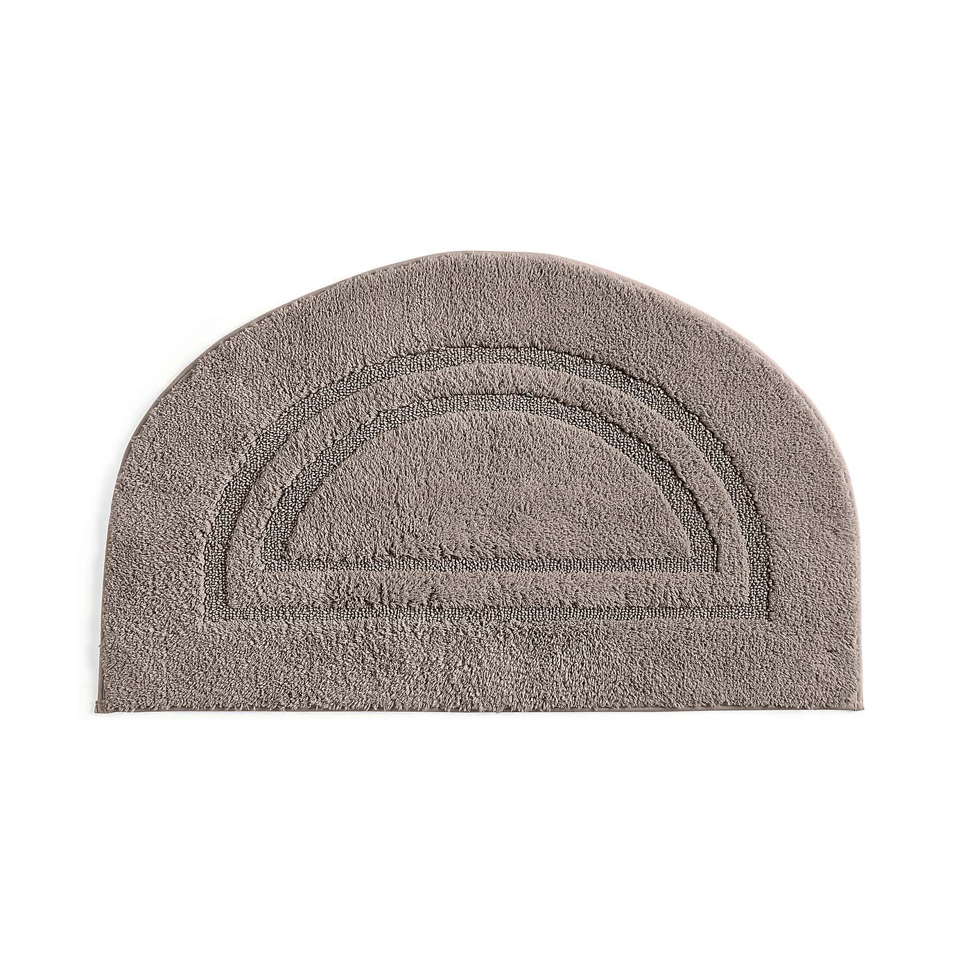 Luxury Cotton Semi-Circle Bath Mat