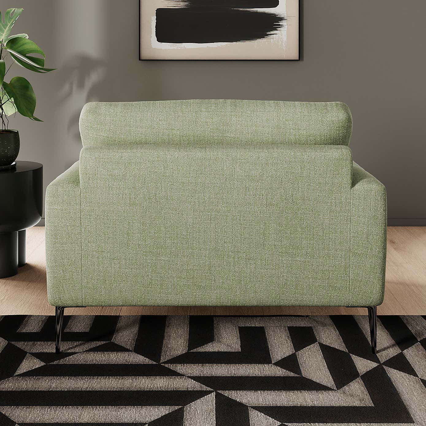 Lawson Chunky Tonal Weave Snuggle Chair