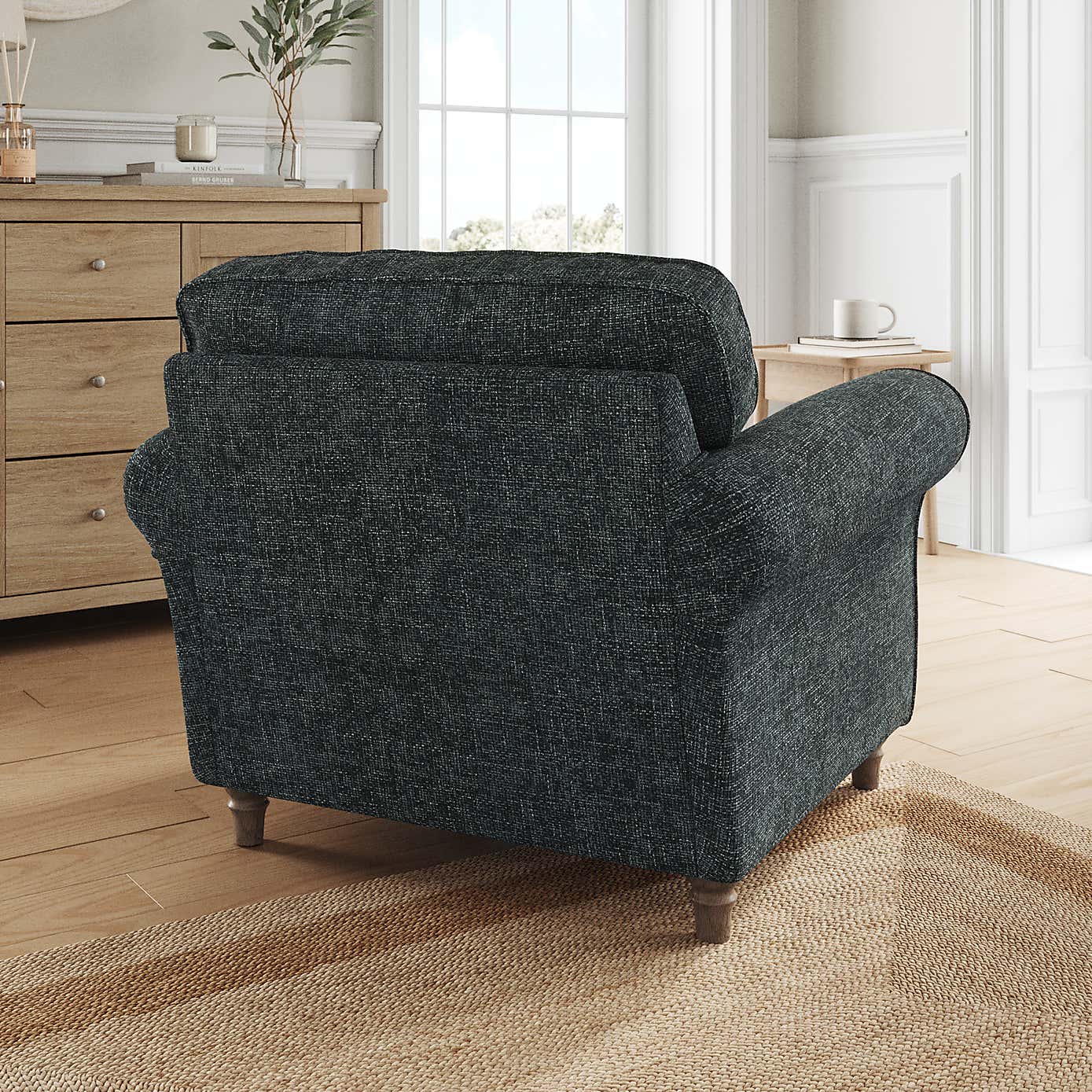 Flori Armchair, Chunky Chenille