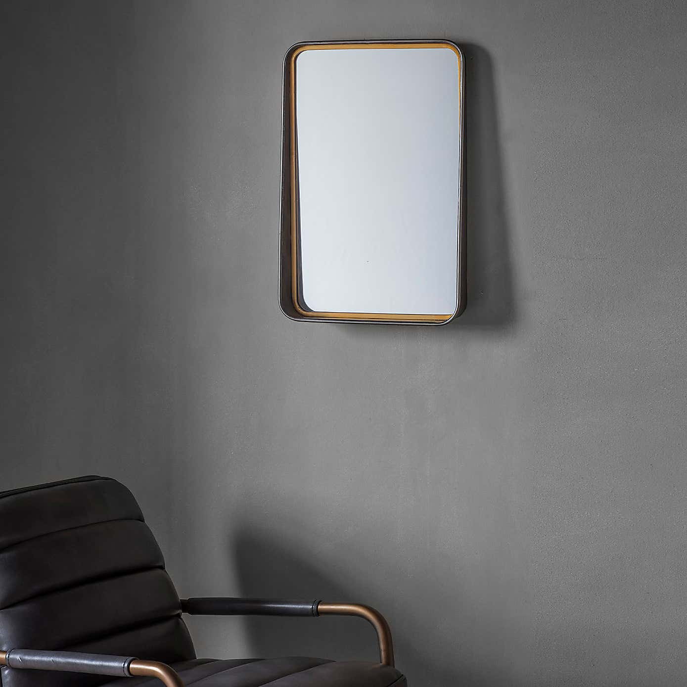 Zion Framed Rectangle Wall Mirror