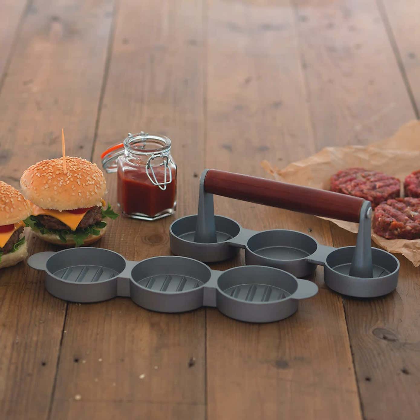 Metal Mini Slider Burger Press