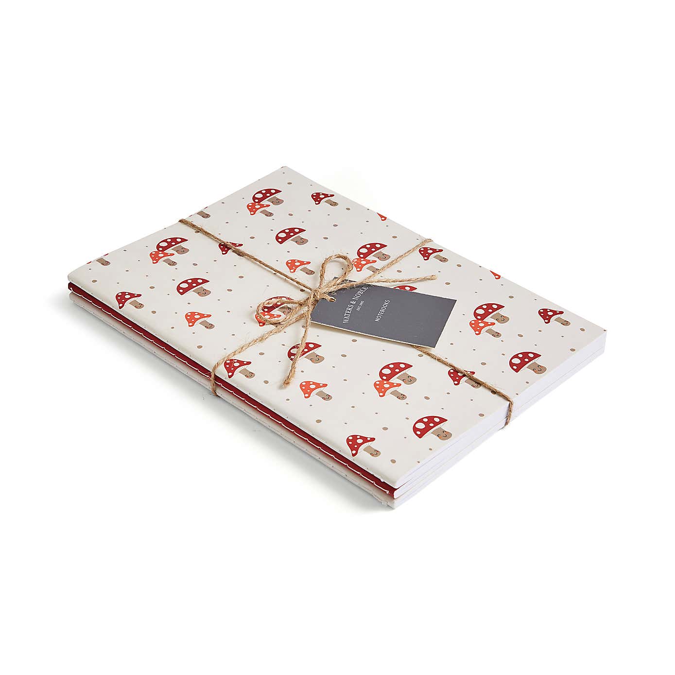 Waters & Noble Set of 3 Mushroom Softcover Notebooks