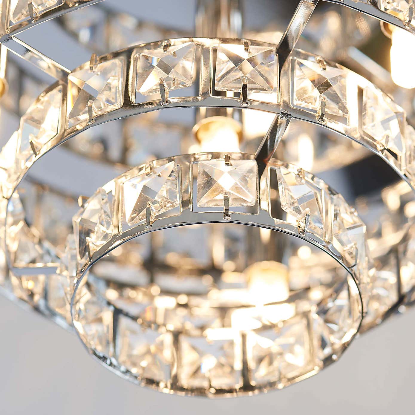 Vogue Motown 4 Light Flush Ceiling Fitting