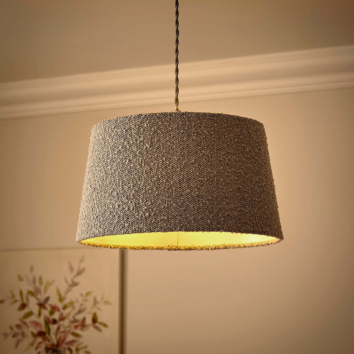 Churchgate Woodhouse Boucle Easy Fit Lamp Shade