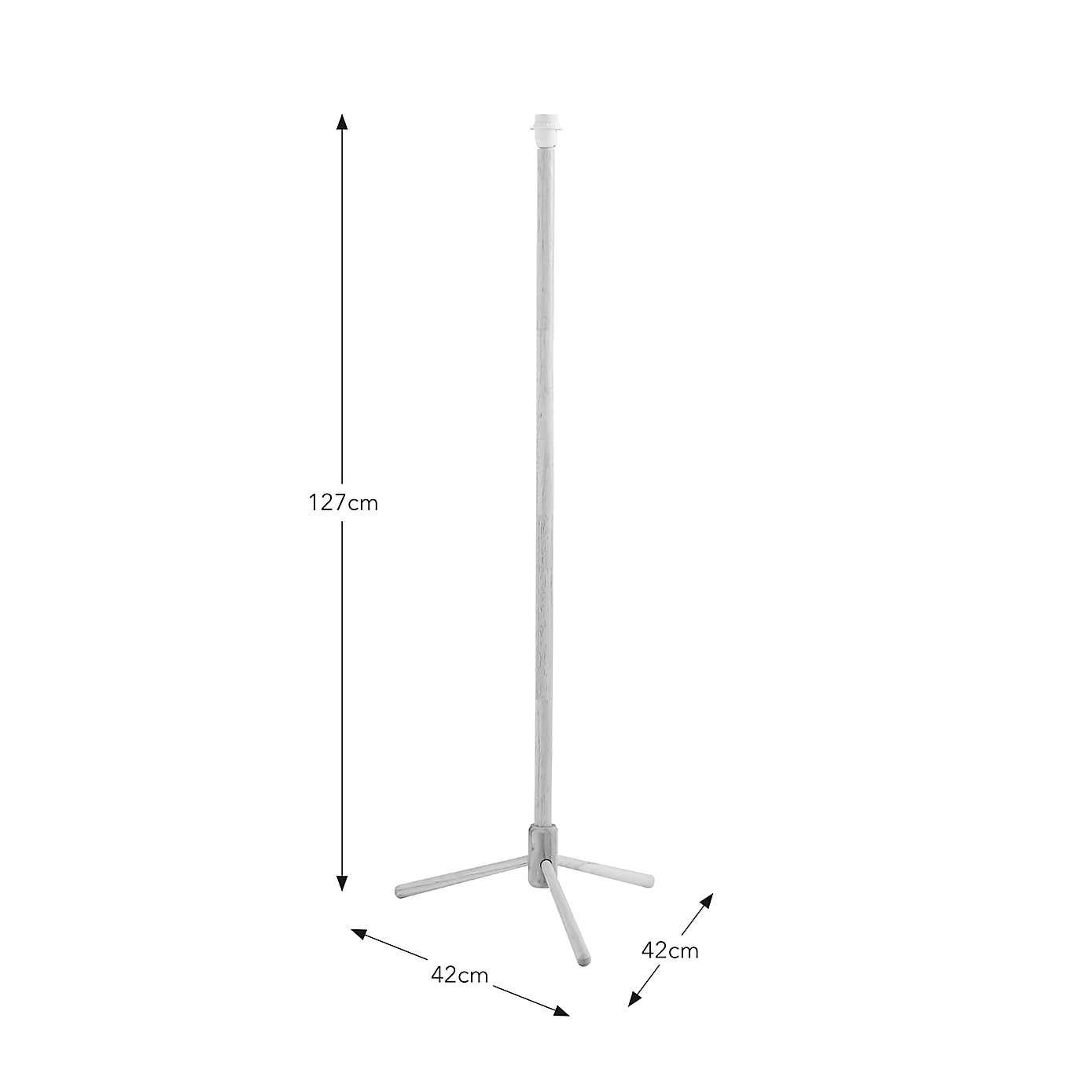 Paint Your Own Oakley Turned Wood Floor Lamp