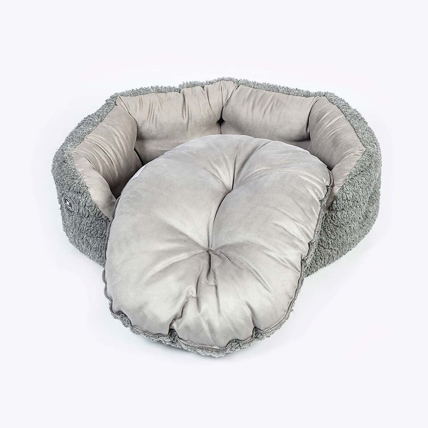 Danish Design Bobble Pewter Deluxe Slumber Dog Bed