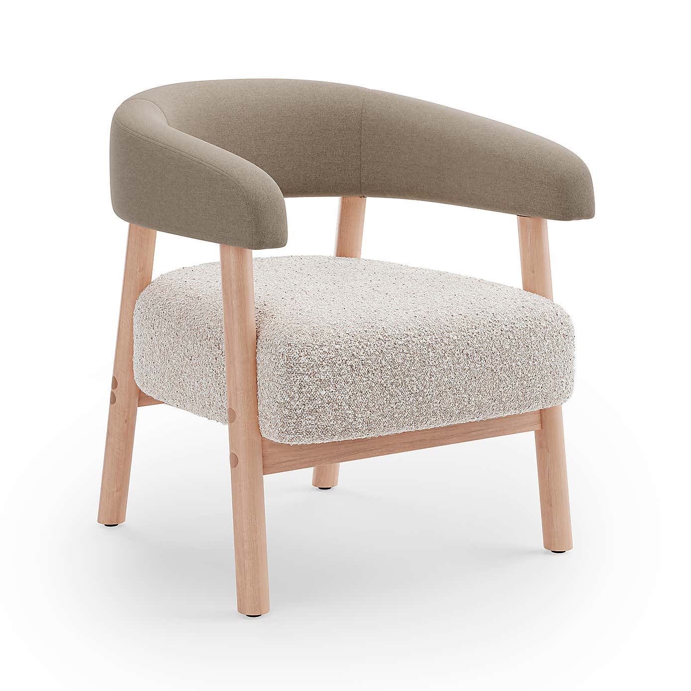 Cleo Chunky Boucle Accent Chair
