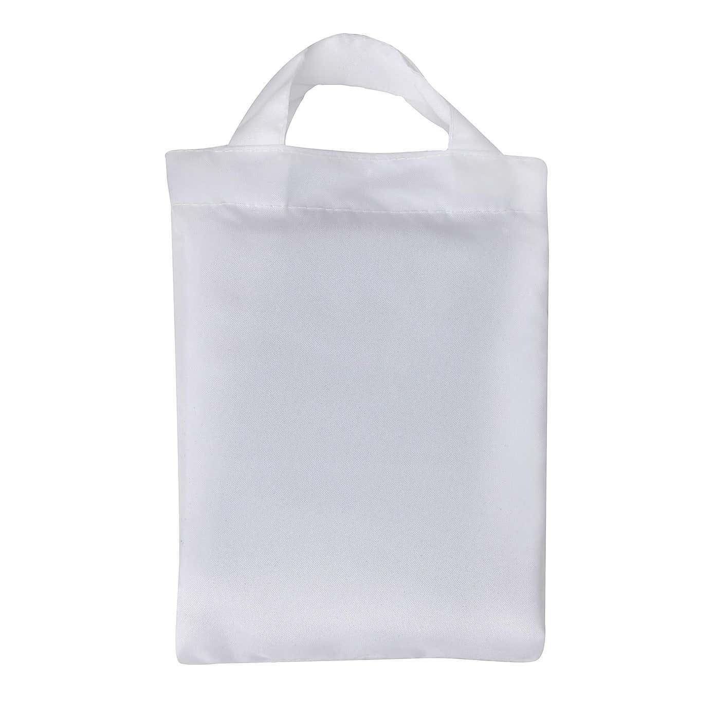 White Ceramic Shower Curtain