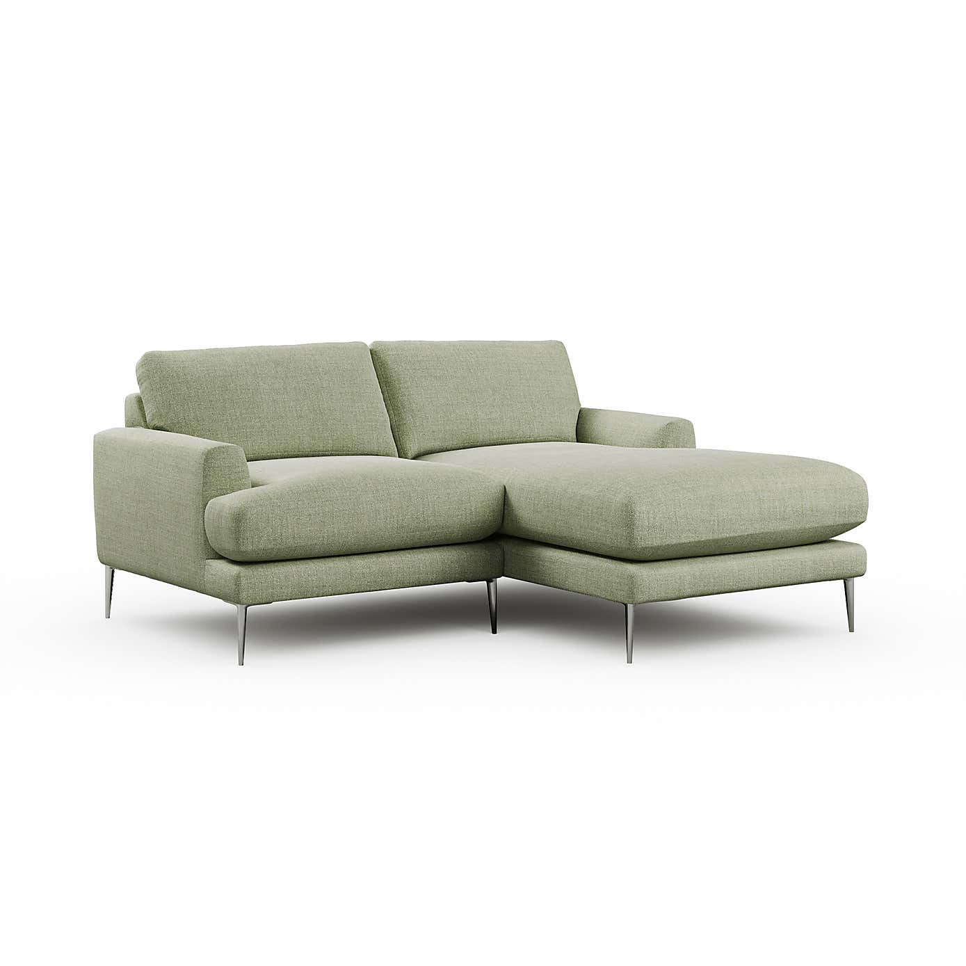 Lawson Chunky Tonal Weave Corner Chaise Sofa