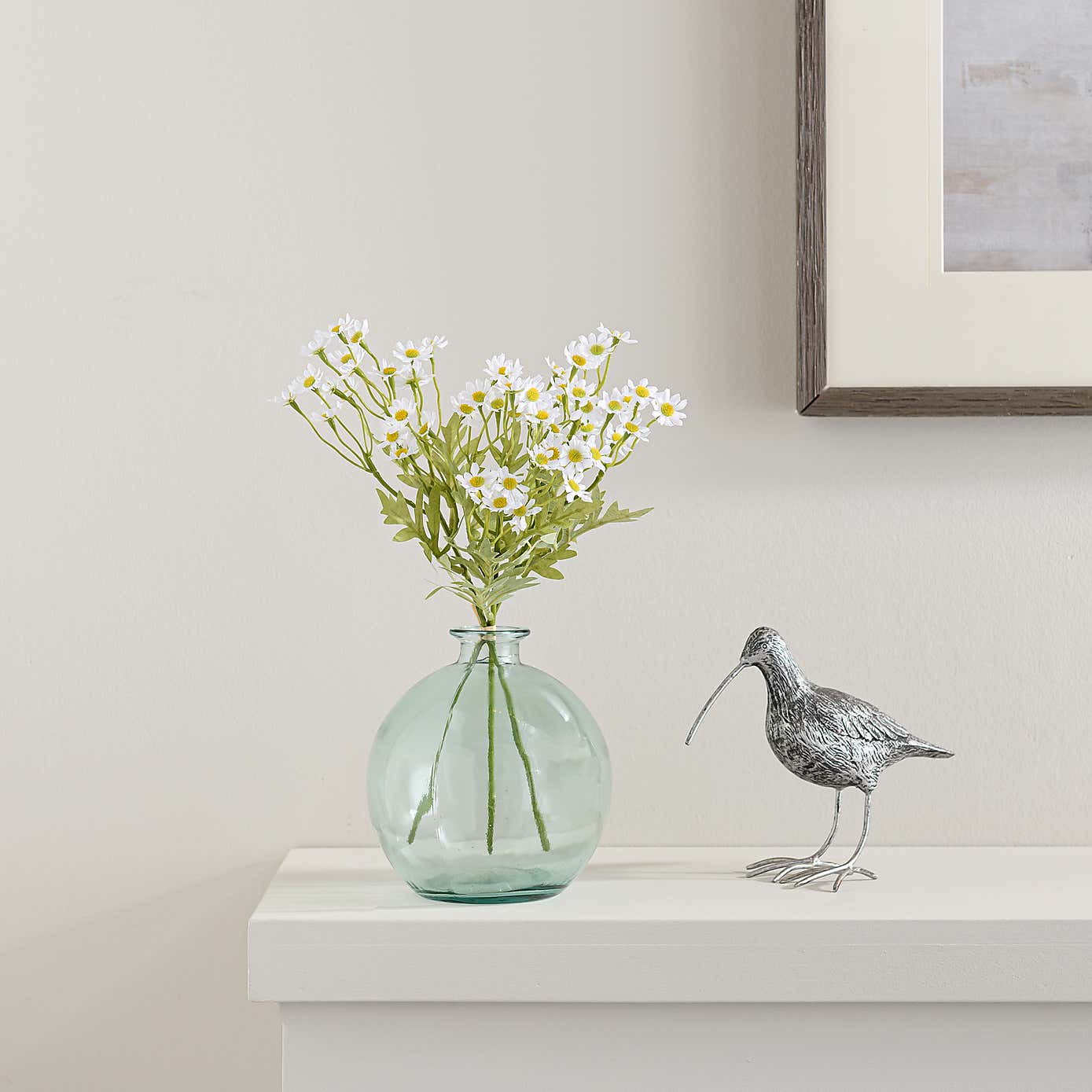 Artificial White Daisy Bouquet