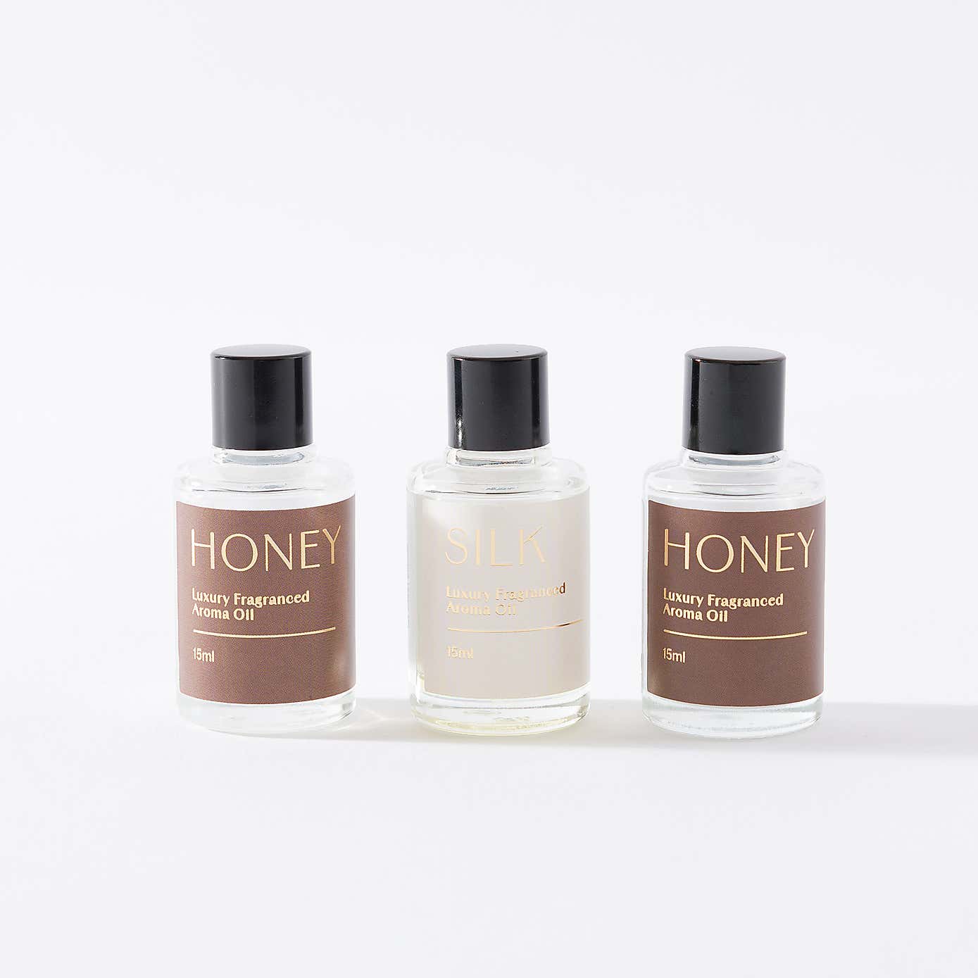 Set of 3 Honey & Silk Aroma Oils