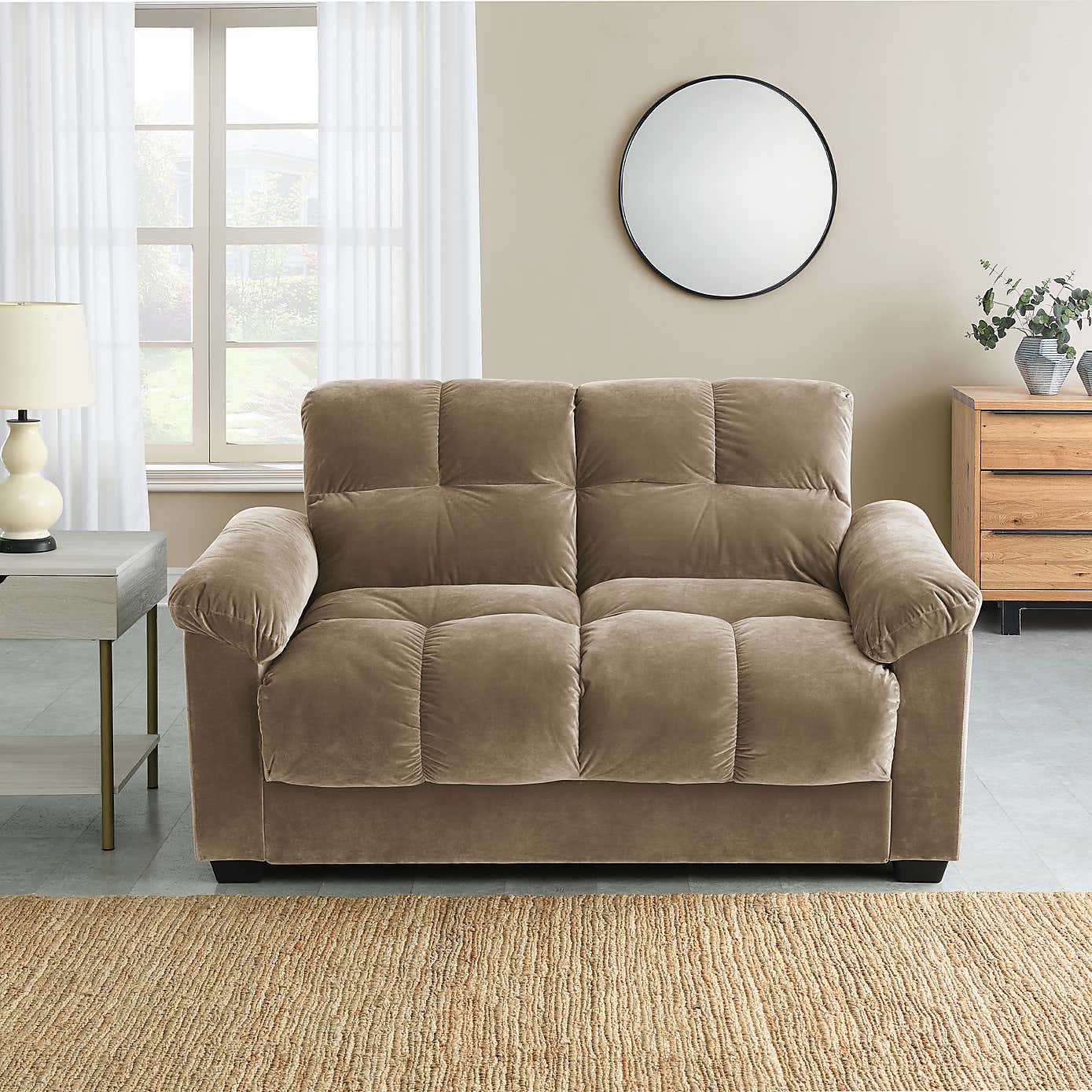 Margo Velvet 2 Seater Sofa Bed
