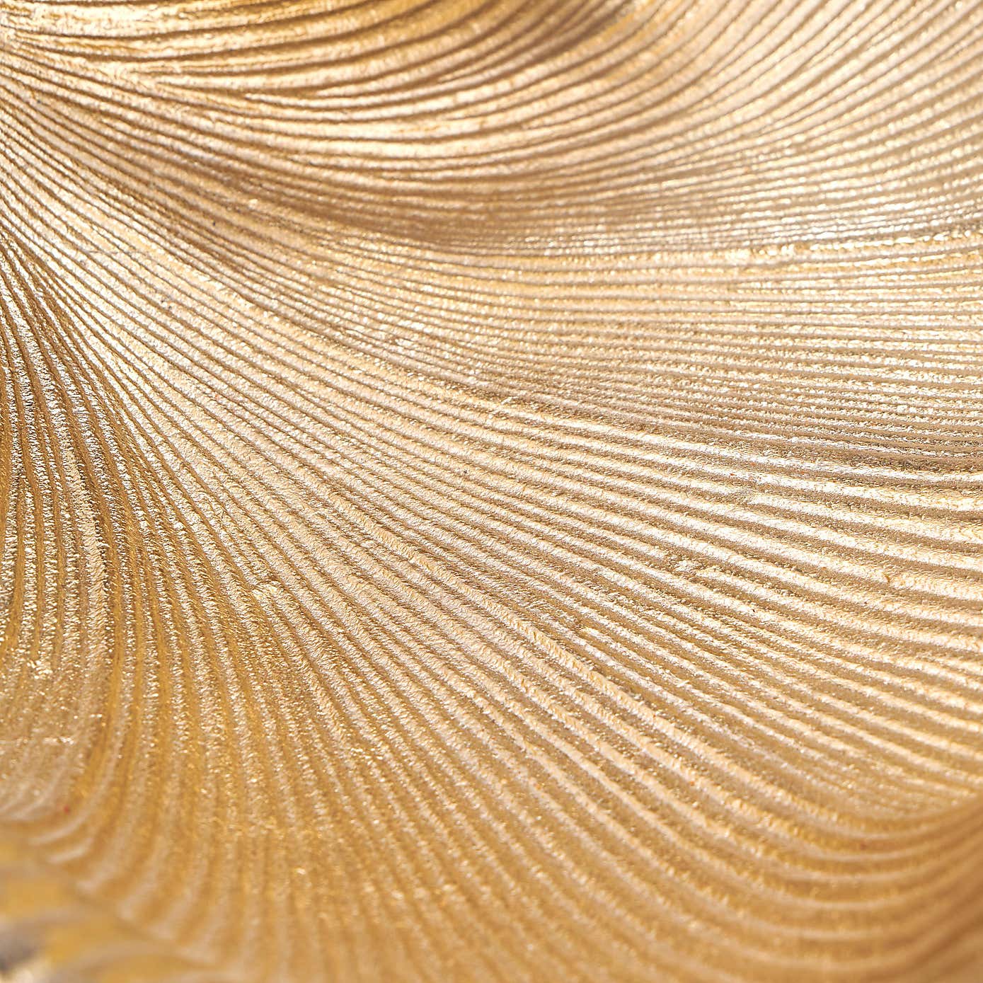 Dual Gingko Leaf Metal Bowl