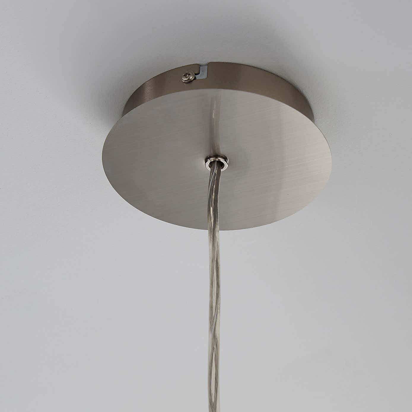 Hamptworth 1 Light Pendant Dome Frosted Glass Ceiling Fitting