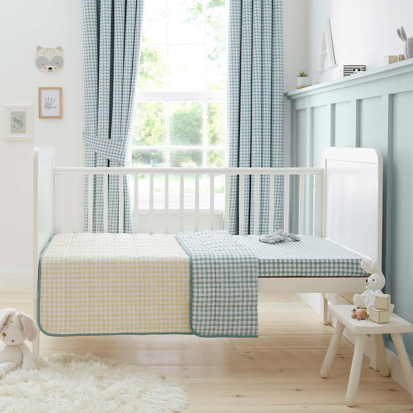 Green Gingham 4 Tog Quilt