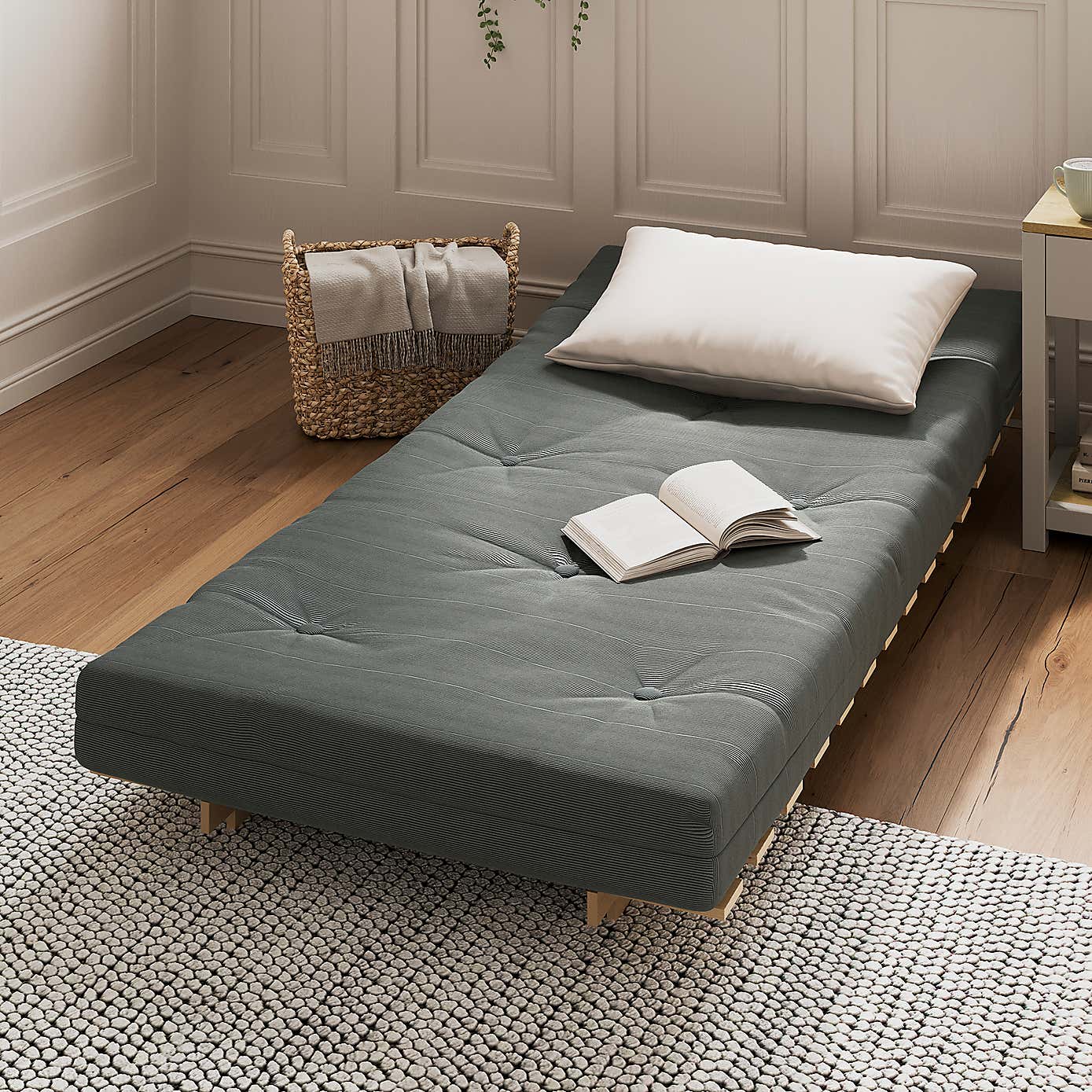 Mito Ribbed Single Futon