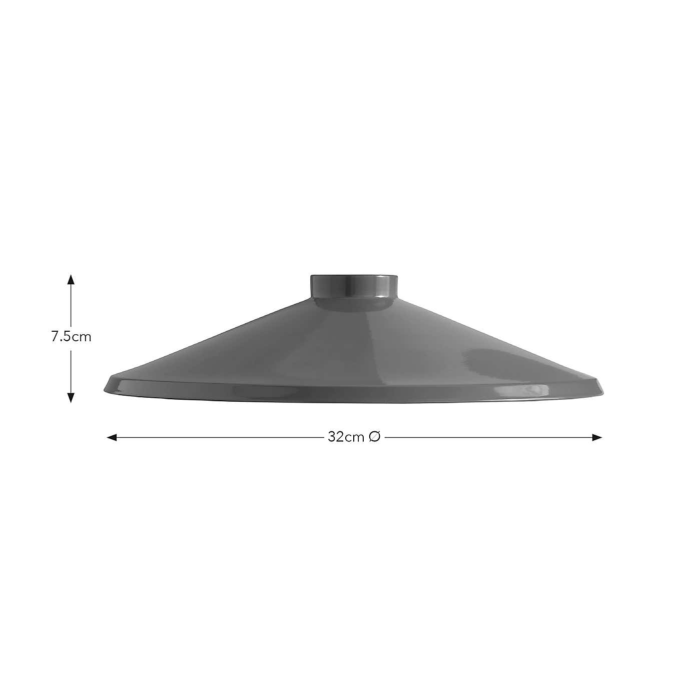 Denver Shallow Easy Fit Pendant Shade