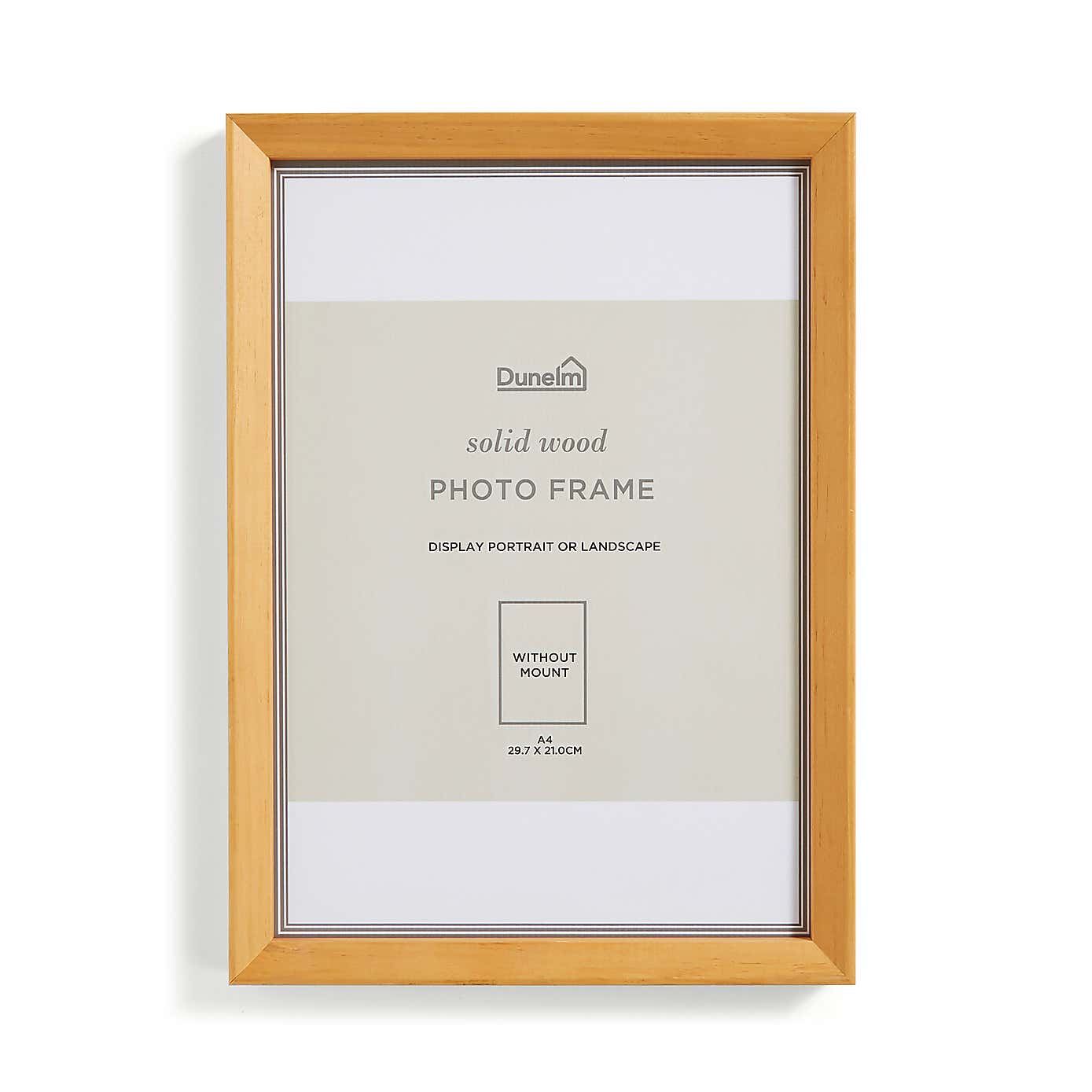 Solid Wood Edge Photo Frame