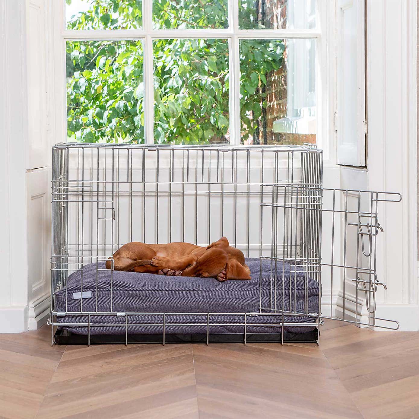 Lords and Labradors Herringbone Dog Cushion