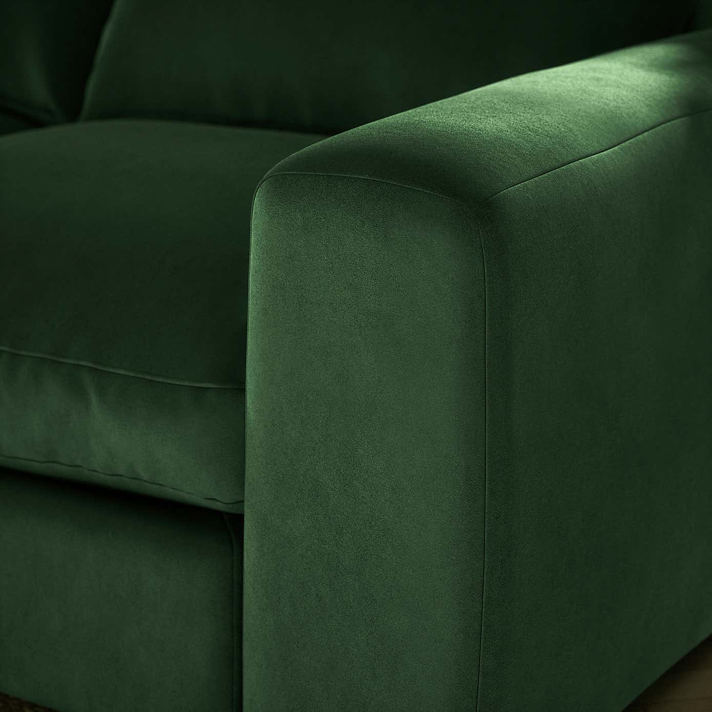 Full Circle Austin Cosy Velvet Modular Arm Corner Piece