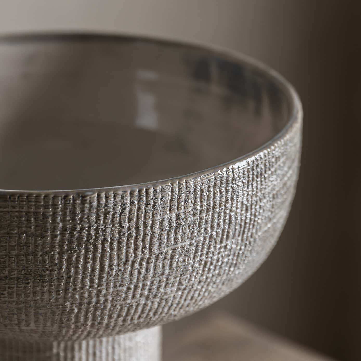 Nyla Bowl Shaped Stoneware Vase, Medium