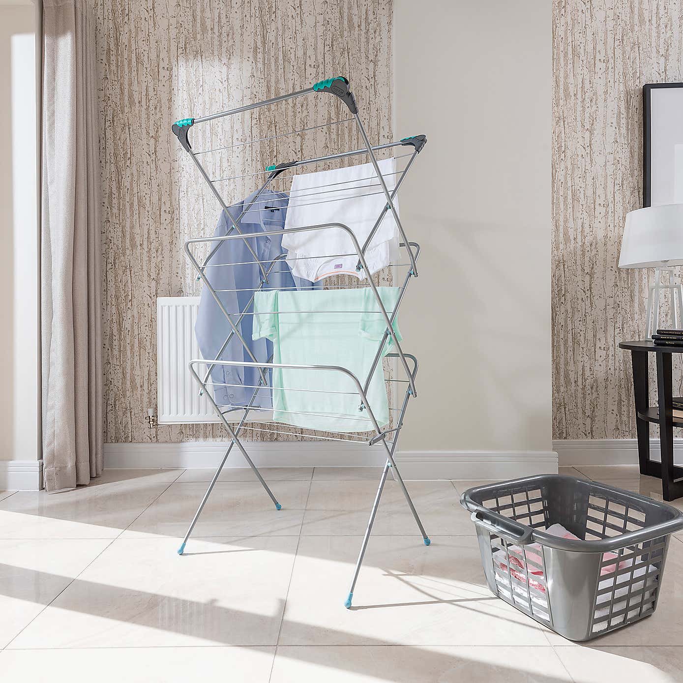 Addis 3 Tier Airer with Hooks