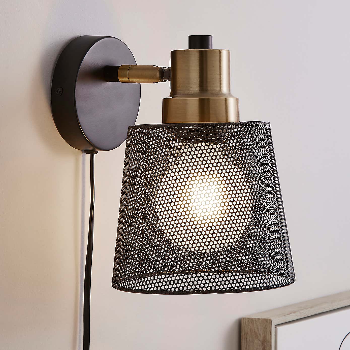Idris Industrial Easy Fit Wall Light