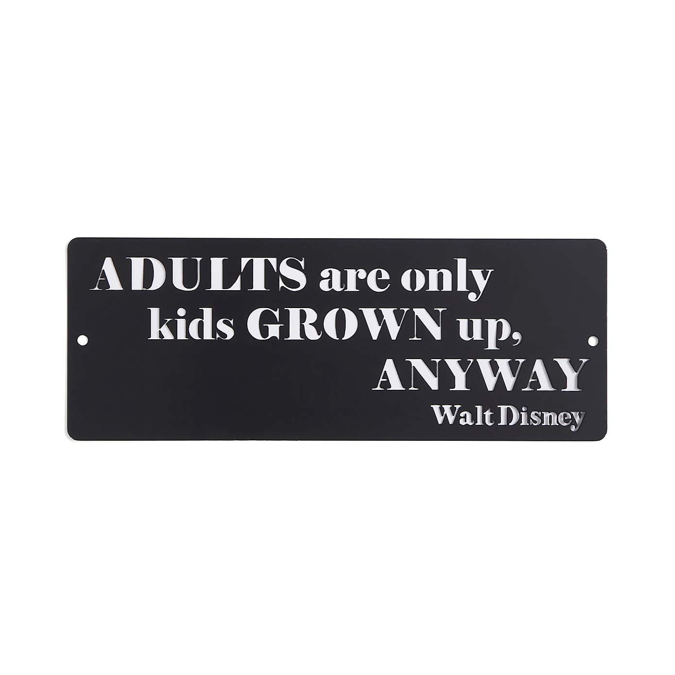 Walt Disney Quote Metal Wall Art