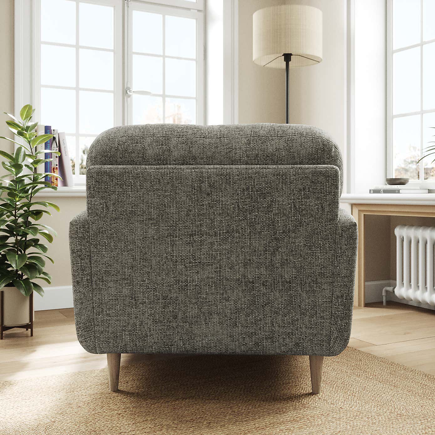 Sven Chunky Chenille Snuggle Chair