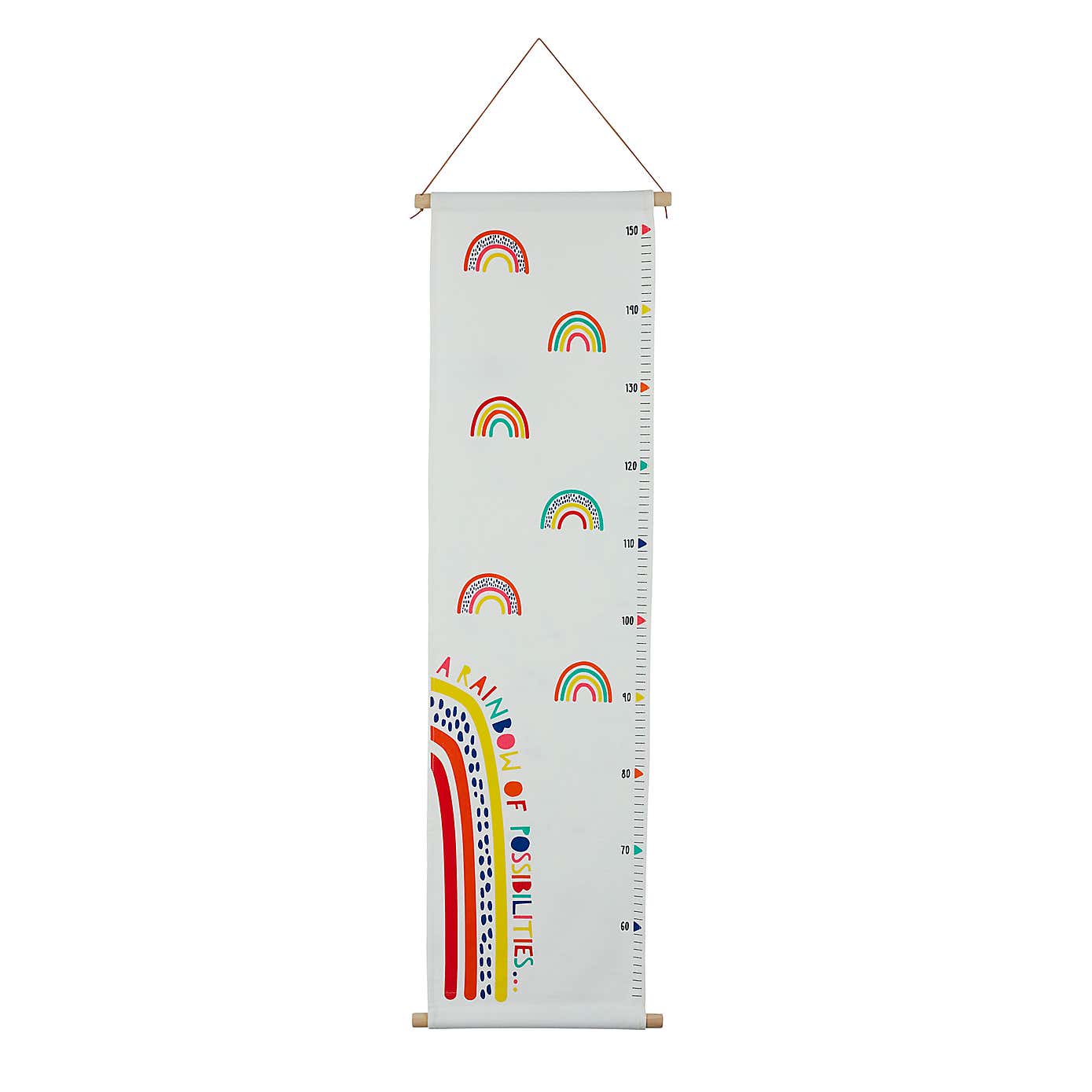 Ickle Bubba Rainbow Dream Wall Art & Growth Chart Set