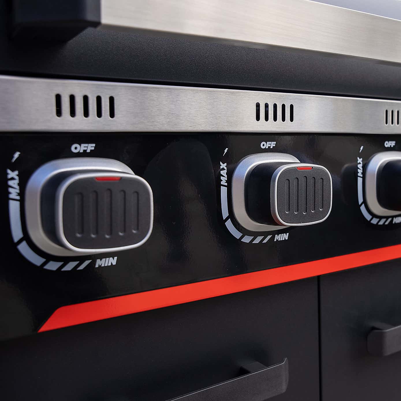 Norfolk Grills Atlas 400 Gas BBQ, 4 Burner with Side Burner & Cabinet