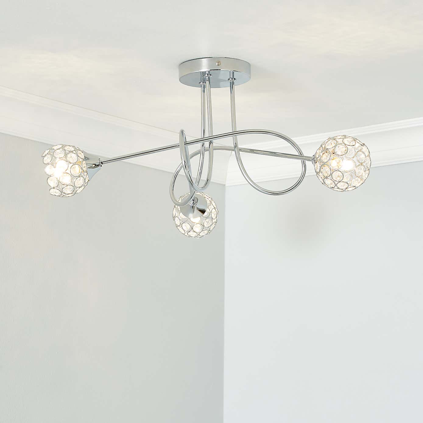 Portia 3 Light Ceiling Fitting