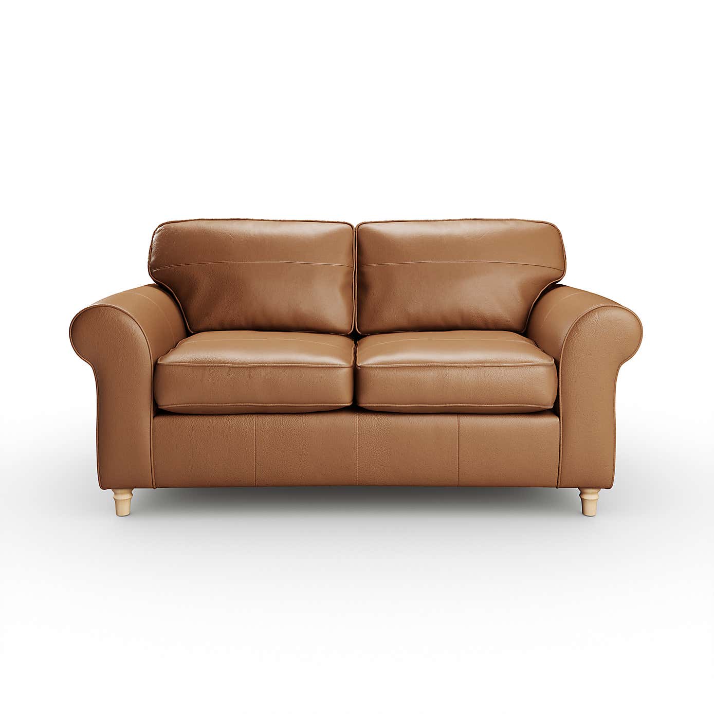 Flori Classic Leather 2 Seater Sofa