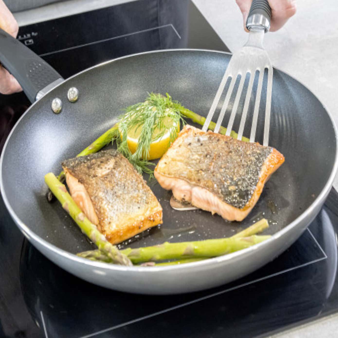 KitchenCraft Aluminium PFOA-Free Non-Stick Frying Pan, Large