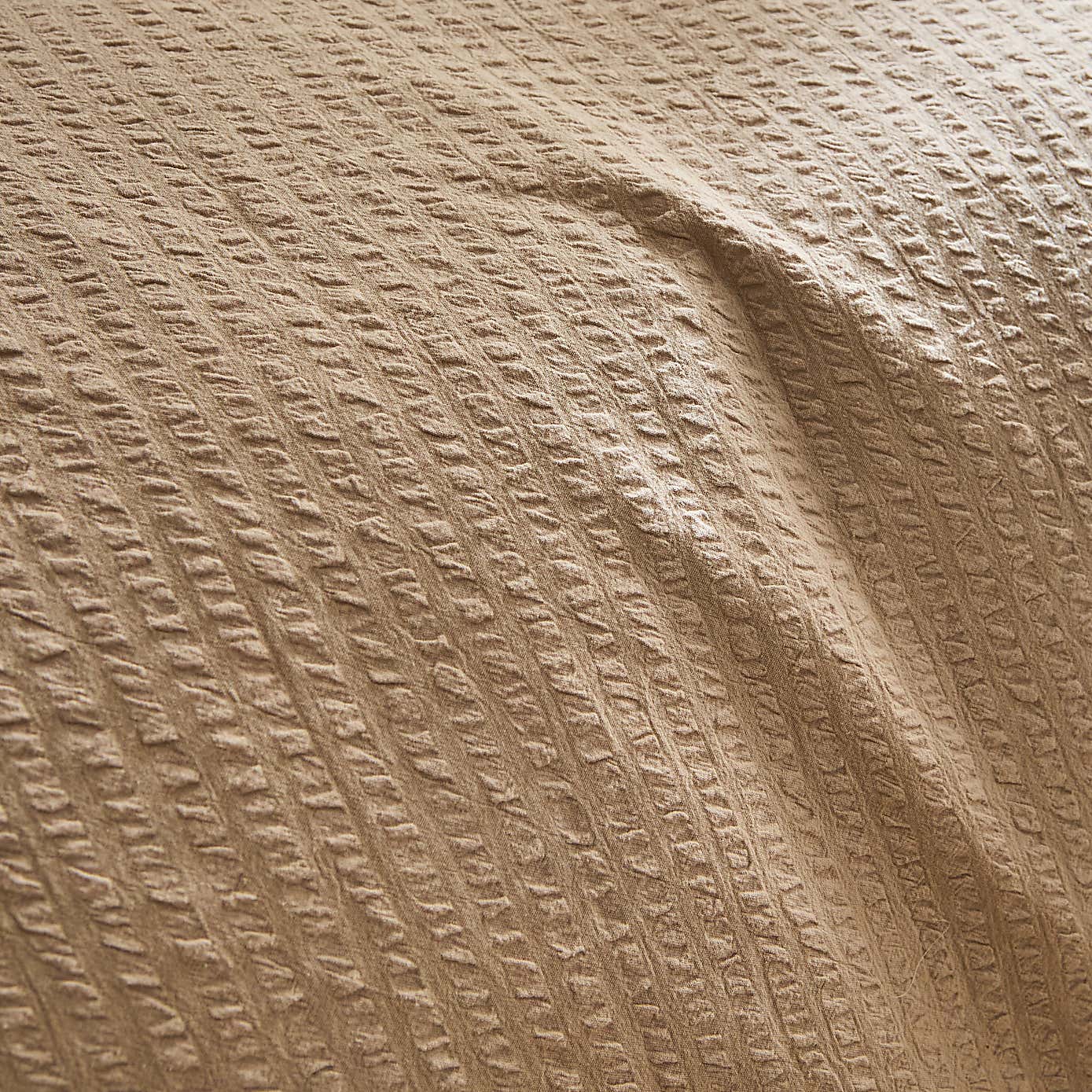 EL Seersucker Woven Cotton Duvet Cover & Pillowcase Set