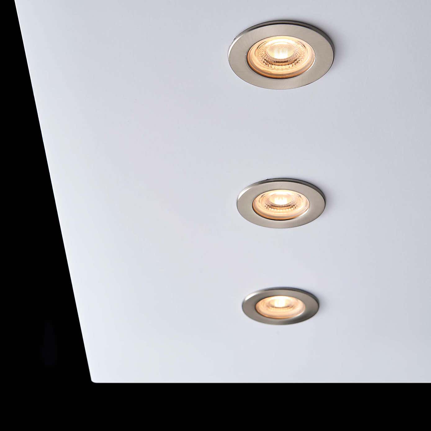 Basics 1 Light Integrated LED Satin Nickel Recess Light