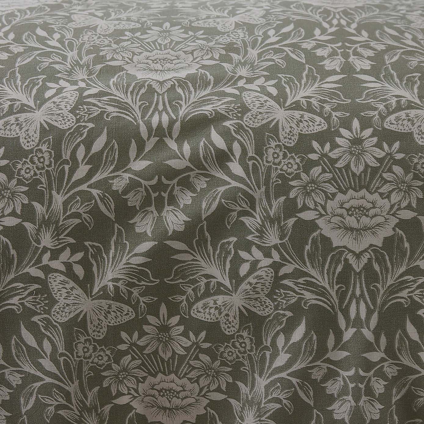 Evesham Green Duvet Cover and Pillowcase Set