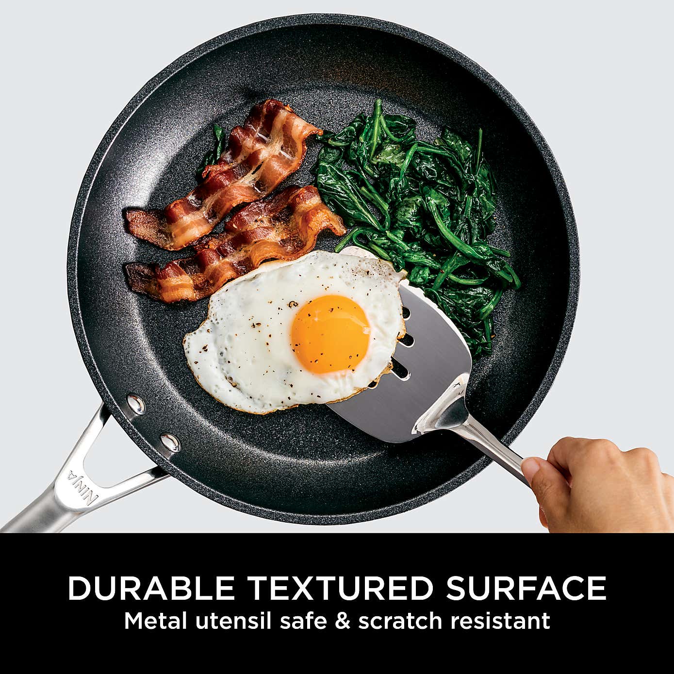 Ninja ZEROSTICK Hard Anodised Frying Pan, 28cm