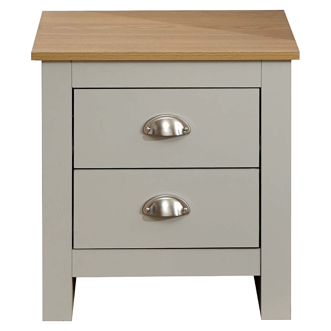 Lancaster 2 Drawer Bedside Table