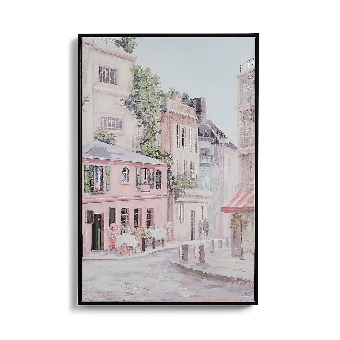 Summer City Scene Framed Print