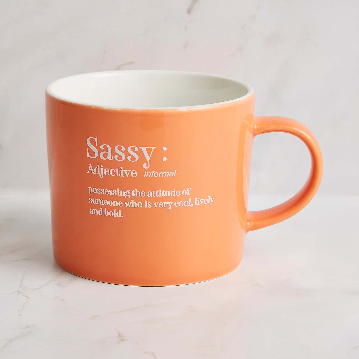 Coral Sassy Mug