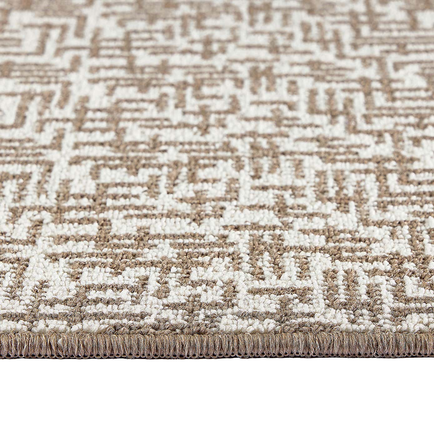 Marvel Boucle Greek Key Washable Runner