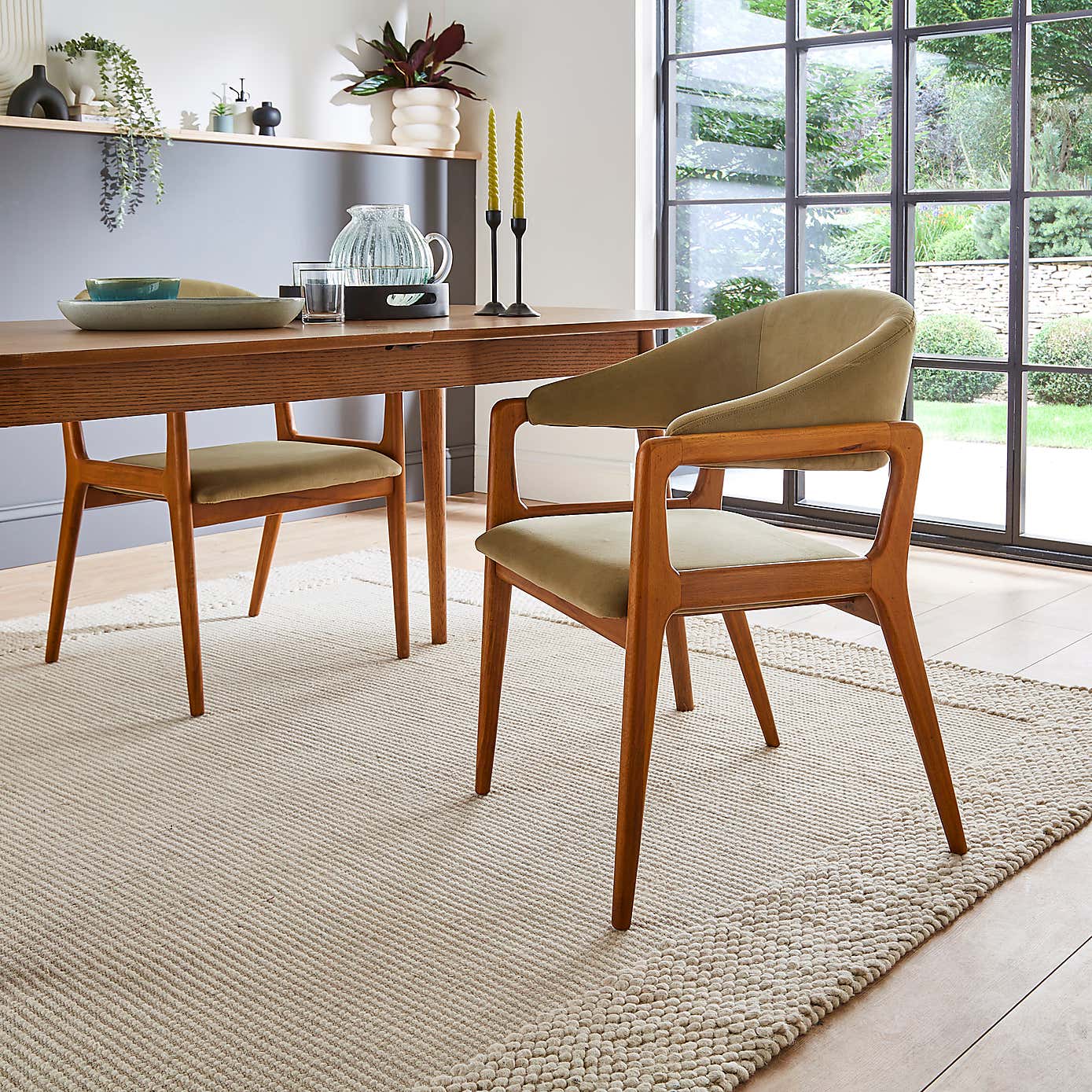 Hugh Dining Chair, Velvet