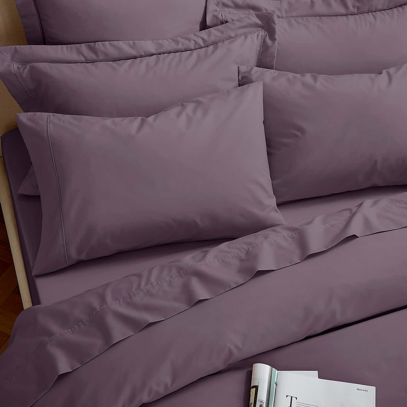 Dorma Egyptian Cotton 400 Thread Count Percale Housewife Pillowcase